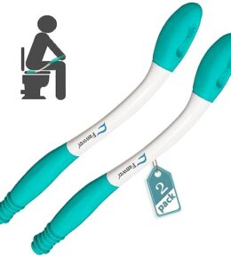 2 Stück Abwischhilfe für Po - Toilettenhilfe zum Abwischen des Gesäßes, WC-Hilfsmittel für Senioren, 38cm Lange Reichweite Comfort Wipe