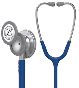 3M Littmann Classic III Stethoskop zur Überwachung, 5622, marineblauer Schlauch, 69 cm