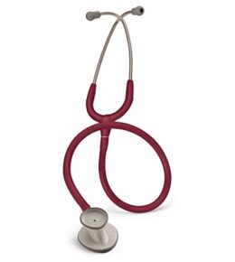 3M Littmann Lightweight II S.E. Stethoskope, 2451, burgunderroter Schlauch, 70 cm, 1 Stück