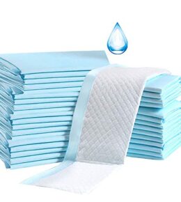 Baby-Einweg-Unterlage, 100 Stück, Inkontinenz-Wickelunterlage, Babywindeln, Neugeborenen-Einlagen, weich, atmungsaktiv, wasserdicht, auslaufsicher, schnell absorbierend, 33 x 45,7 cm