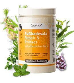 Casida® Fußbadesalz Repair & Protect - Schutz, Pflege & Hygiene bei Fußpilz & Nagelpilz, Hornhaut, Fußgeruch - Aus der Apotheke - 375 g