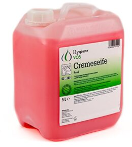 Hygiene VOS Cremeseife 5 Liter milde Waschlotion Seifencreme rosa für alle gängigen Druckspendersysteme und Seifenspender