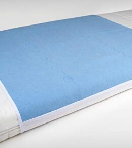 Inkontinenzunterlage waschbar 85x90 4-lagig mit Flügeln, Krankenunterlage, Bettschutzauflage, Inkontinenzauflage ActivePro