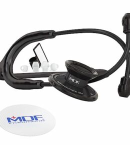 MDF Acoustica leichtes Zweikopf-Stethoskop -MDF747XPBO - Blackout