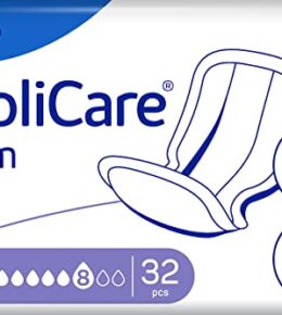 Molicare Form 8 Tropfen, für schwere Inkontinenz: hohe Sicherheit, extra Auslaufschutz und Diskretion für Frauen und Männer, zu verwenden mit MoliCare Premium Fixpants, 32 Stück