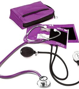 NCD Medical/Prestige Medical Set mit Aneroid-Manometer und Doppelkopf-Stethoskop, Lila