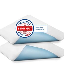 Rosenkern® Inkontinenz-Unterlage Waschbar 70x90 2er Set - Qualität aus Deutschland - wasserdichte Matratzenauflage - Bis 2300ml/m² Saugkraft - Matratzenschutz Wasserdicht - Geeignet für Kinder & Baby